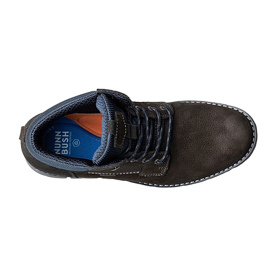 Nunn Bush Mens Karnak Plain Flat Heel Lace Up Boots