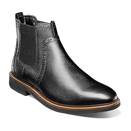 Nunn Bush Mens Otis Ii Plain Flat Heel Chelsea Boots