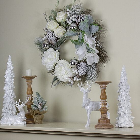 Northlight Flocked Pine Grapevine Wreath
