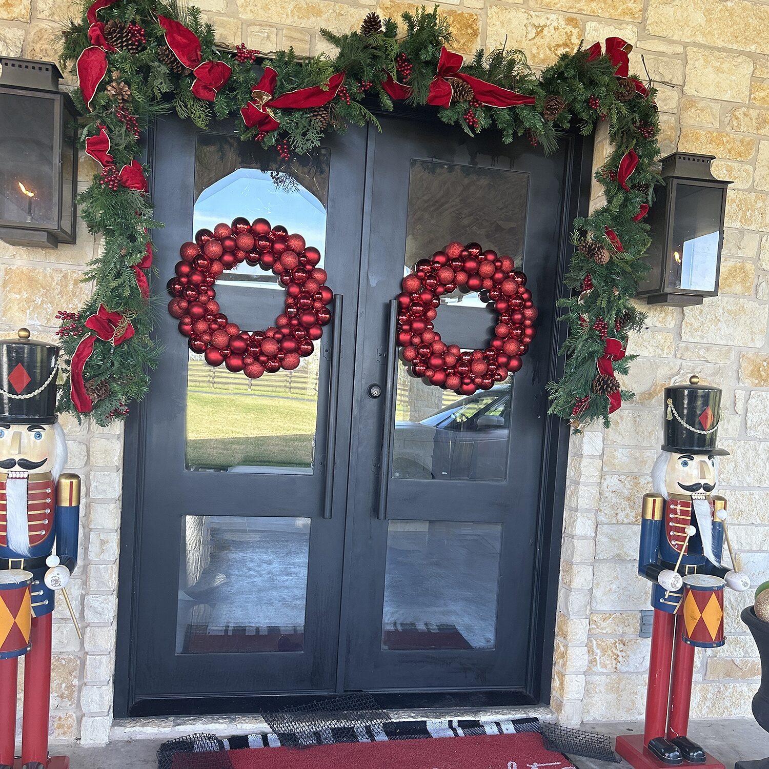 Northlight 24in Finish Ball Wreath