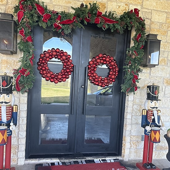 Northlight 24in Finish Ball Wreath