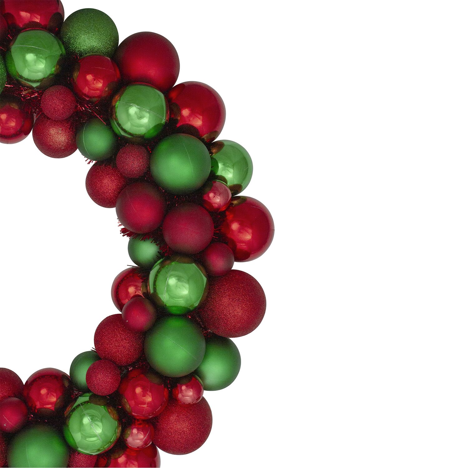 Northlight Shatterproof Ball Wreath