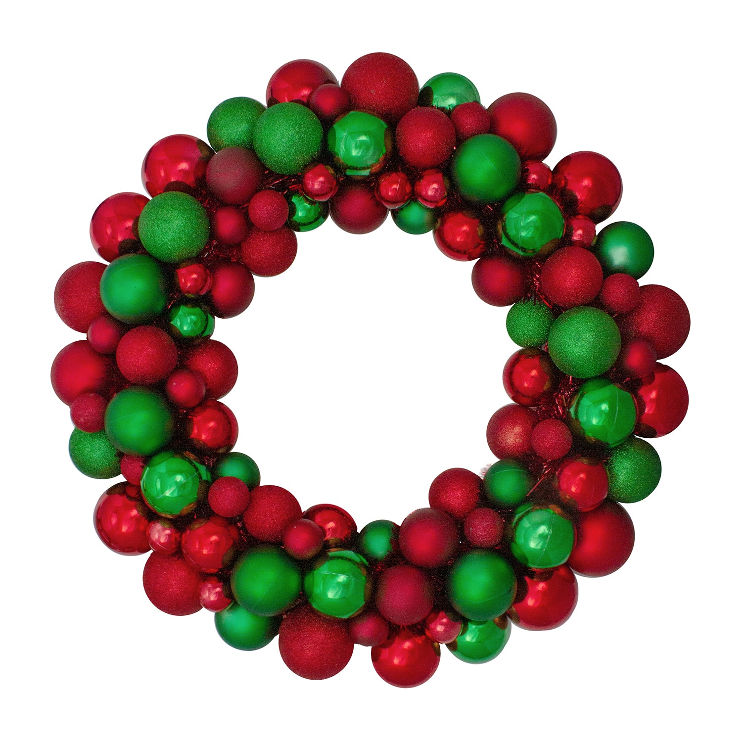 Northlight Shatterproof Ball Wreath