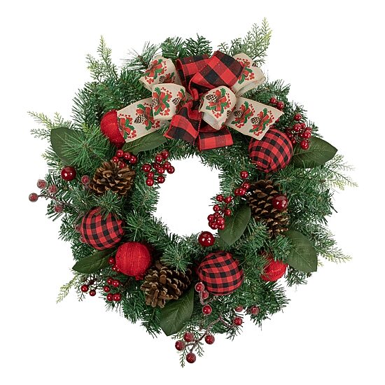 Northlight Pine Artificial   Unlit Wreath