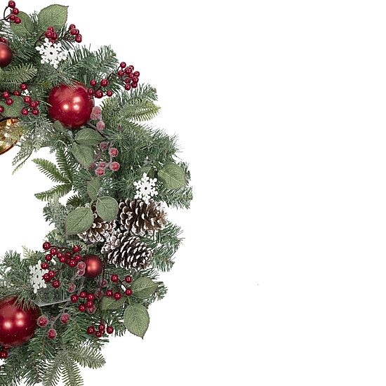 Northlight Bells And Mixed Foliage Wreath