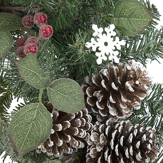 Northlight Bells And Mixed Foliage Wreath