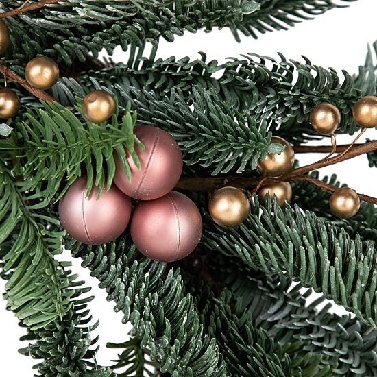 Northlight 28in Ornament Ball Unlit Wreath