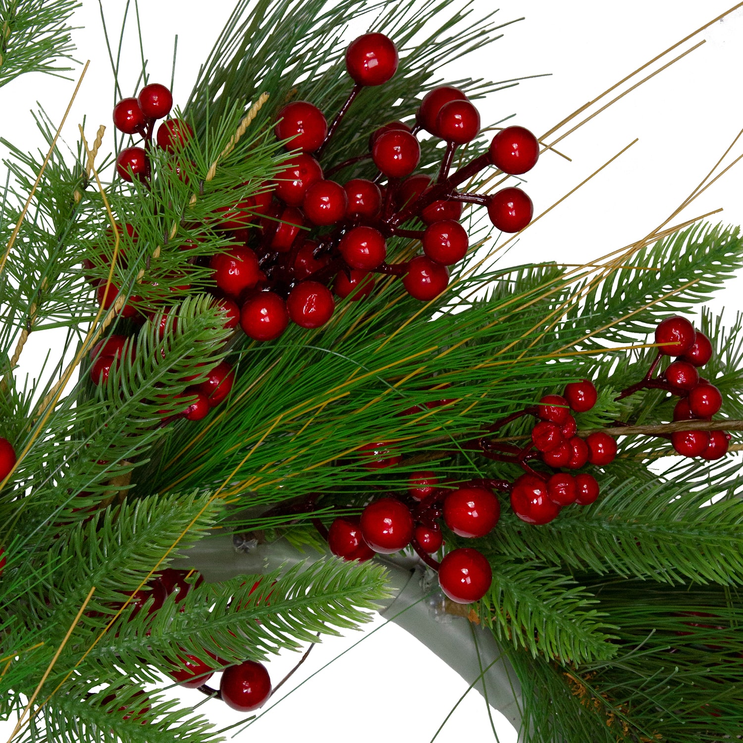 Northlight 24in Pine And Berry Unlit Wreath