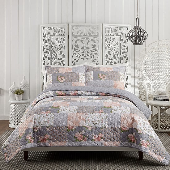 Modern Heirloom La Flor Reversible Quilt Set
