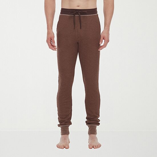 Majestic International Mens Waffle Pajama Pants