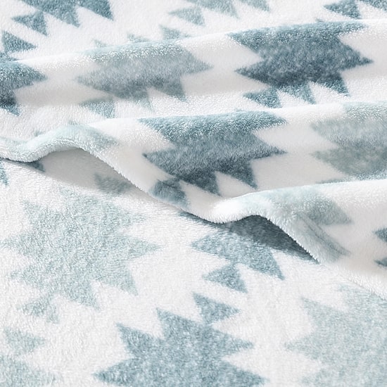 Wrangler Canyon Ikat Ultra Plush Fleece Lightweight Throw