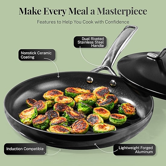 Gotham Steel Modern Collection 11-pc. Cookware Set