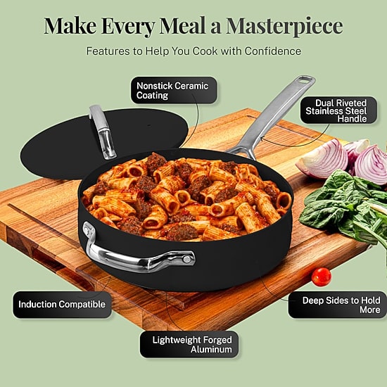 Gotham Steel Modern Collection 4-qt. Saute Pan