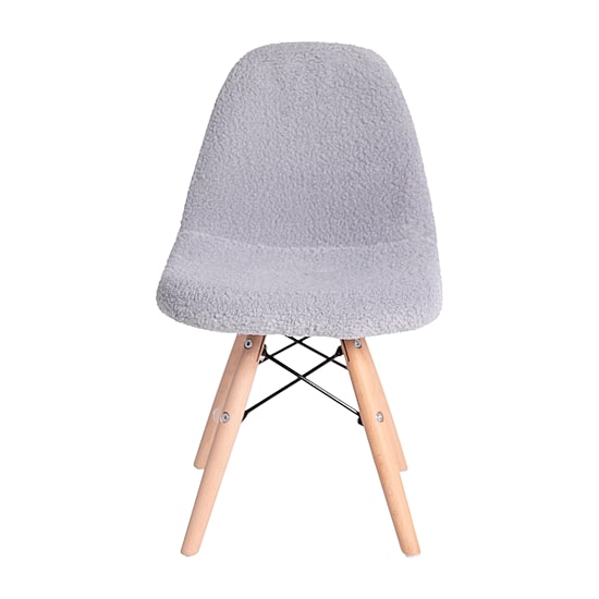 Zula Padded Sherpa Side Chair for Kids