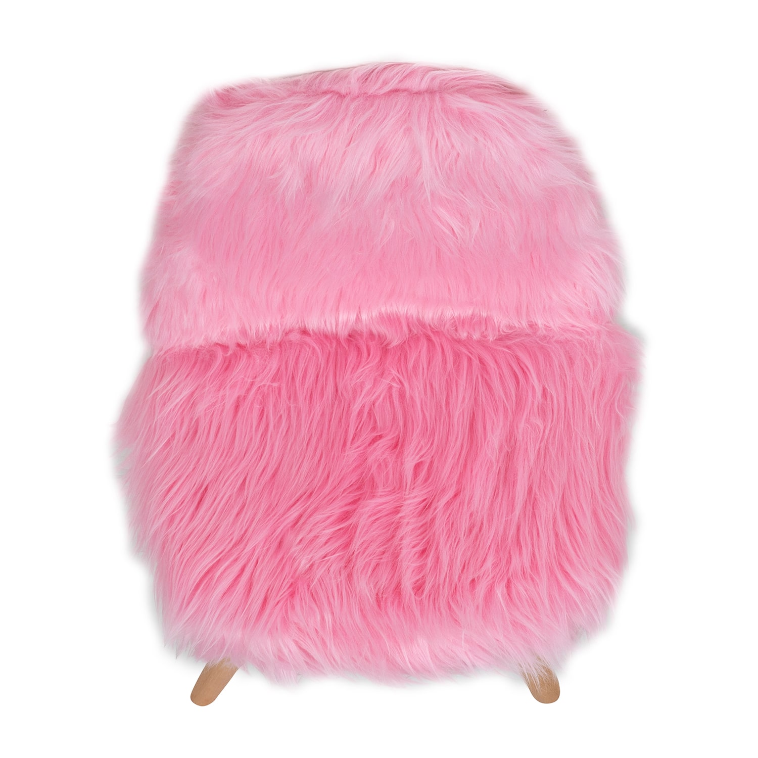 Zula Shaggy Dog Accent Chairs for Kids - Set of 4
