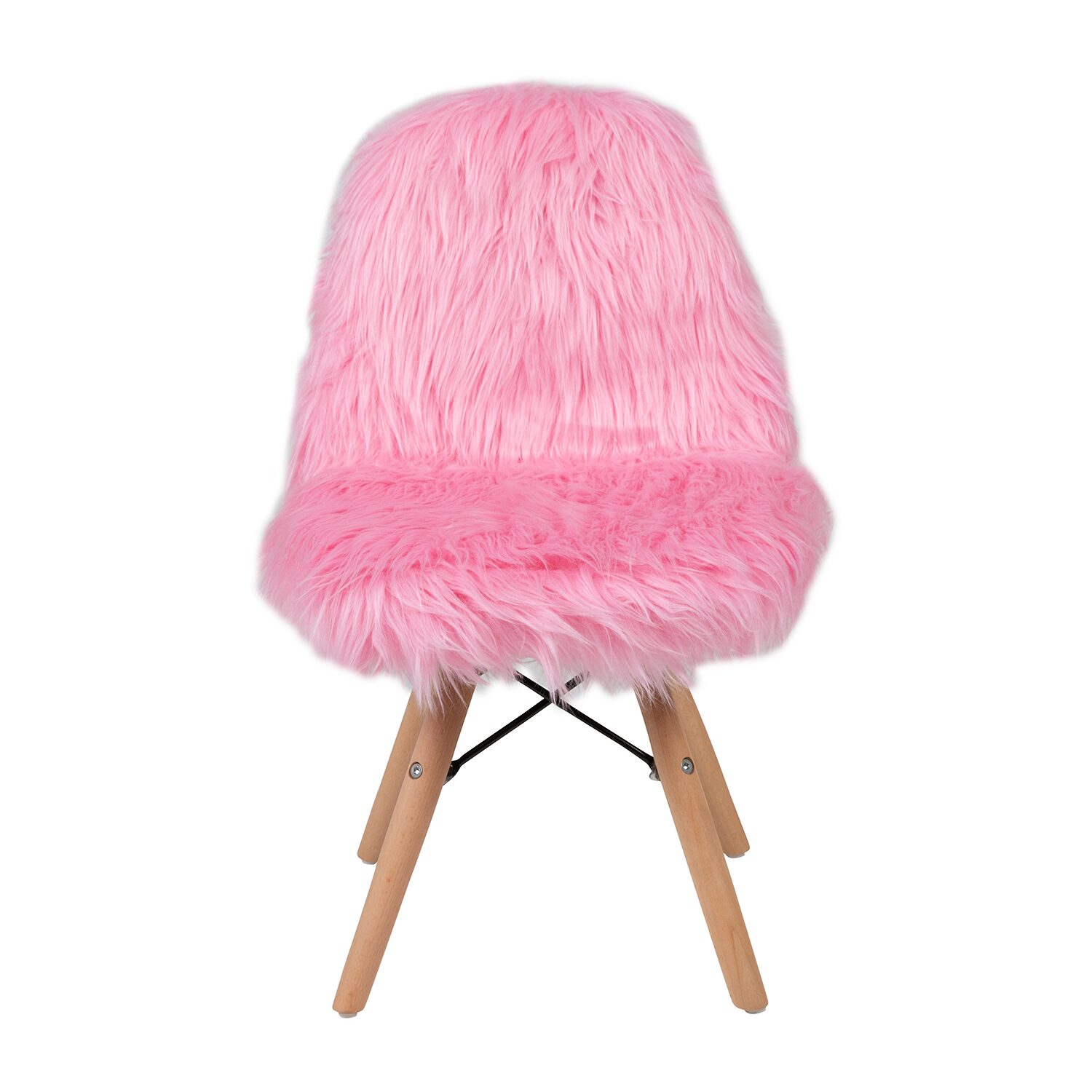 Zula Shaggy Dog Accent Chairs for Kids - Set of 4