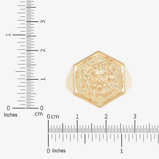Mens 10K Gold Signet Ring