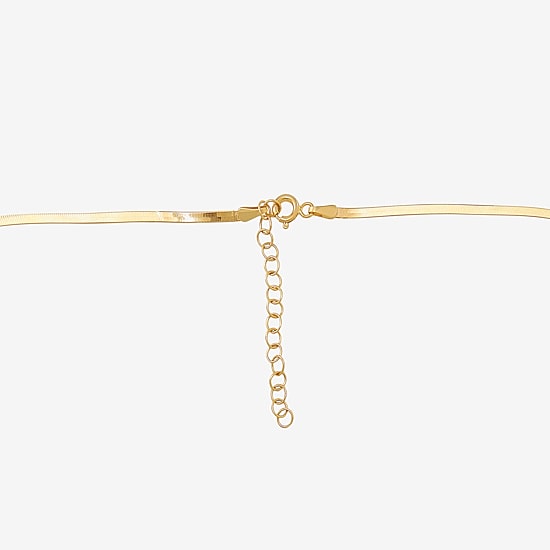 Made in Italy Unisex Adult 14K Gold 18 Inch Herringbone Chain Necklace