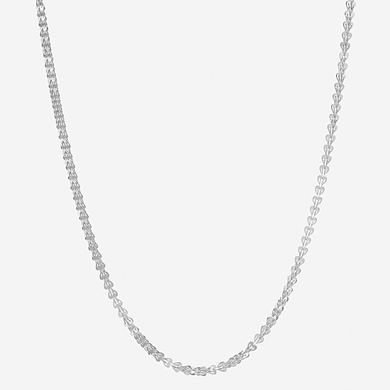 Unisex Adult 10K Gold 18 Inch Link Chain Necklace