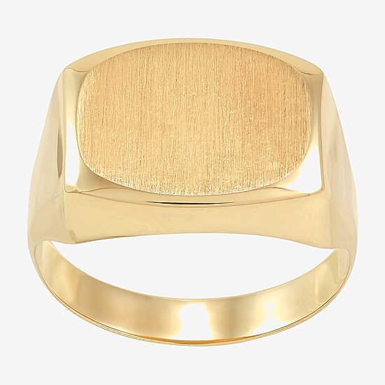 Mens 14K Gold Signet Ring