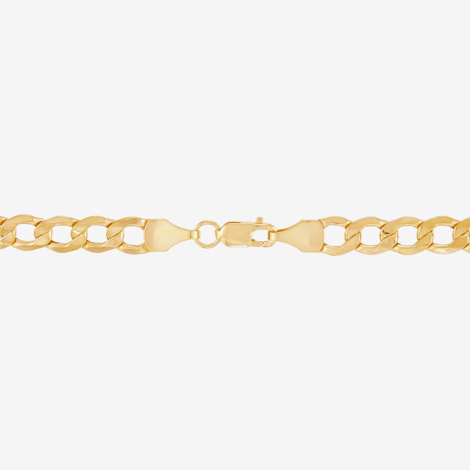 Made in Italy Unisex Adult 18 - 22 Inch 10K Gold Link Necklace