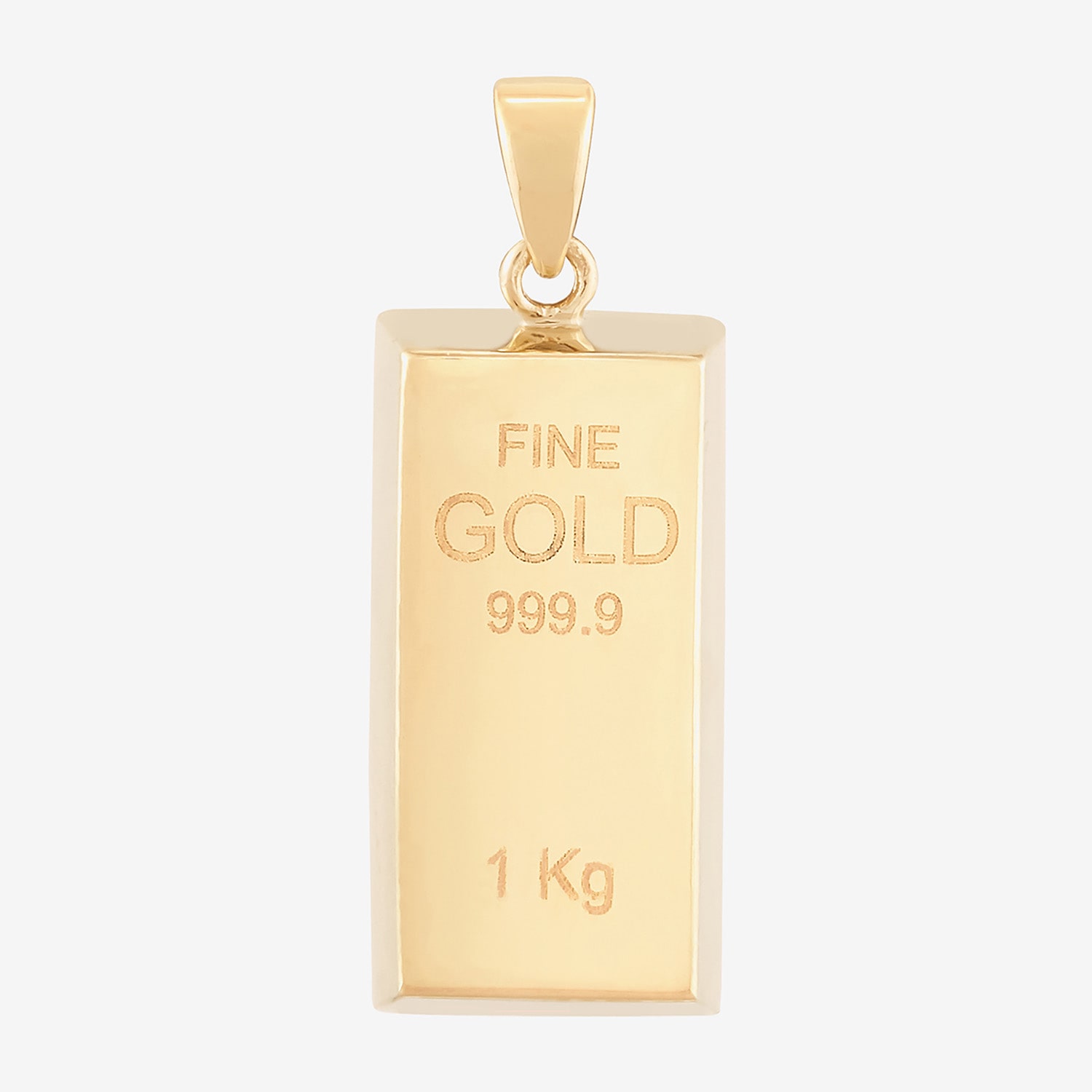 Mens 14K Gold Pendant