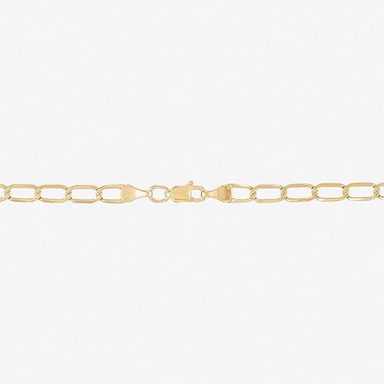 Unisex Adult 14K Gold 20 Inch Curb Chain Necklace