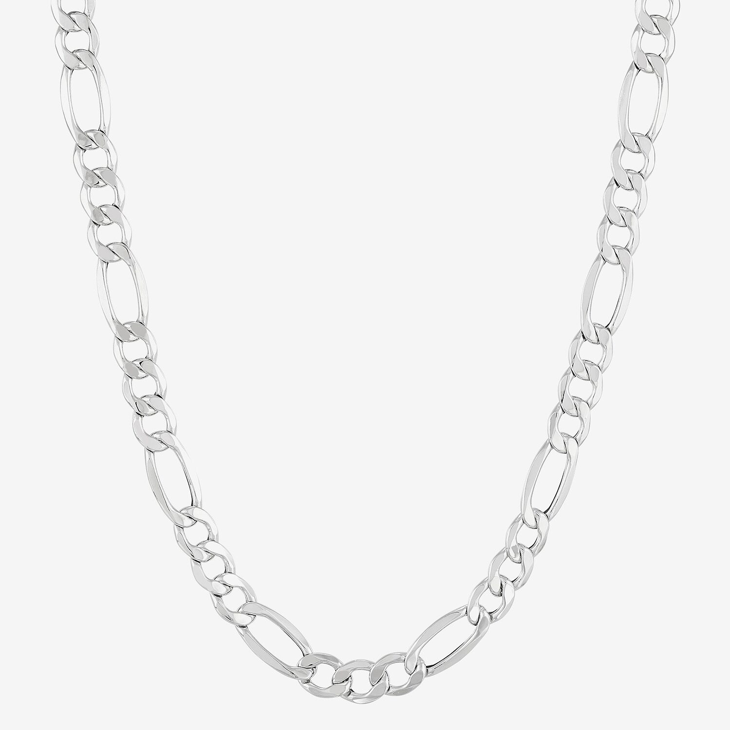 Made Italy Mens 10K Gold 22 Inch Link Necklace