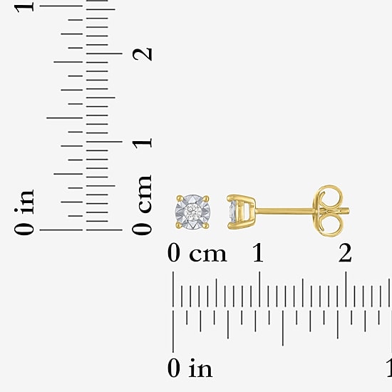 Yes, Please! Womens 1/10 CT. T.W. Lab Grown White Diamond 14K Gold Over Silver 2-pc. Jewelry Set
