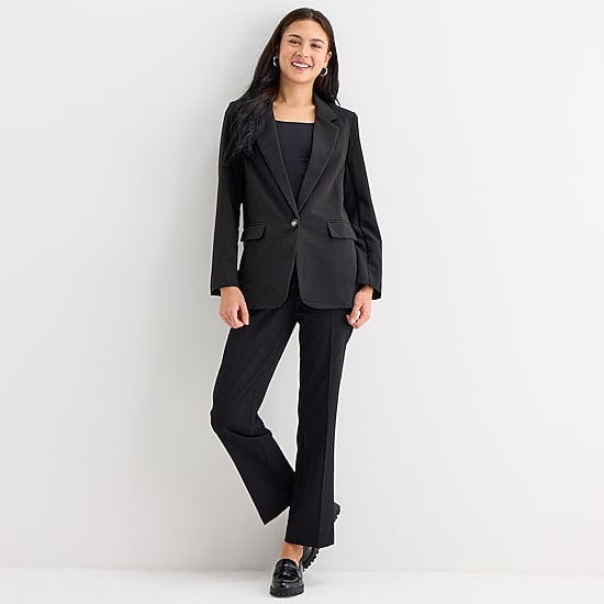 by&by Womens Juniors Regular Fit Blazer