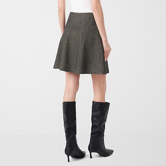RM Rebecca Minkoff Womens Mid Rise Mini Flared Skirt