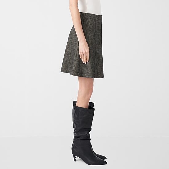 RM Rebecca Minkoff Womens Mid Rise Mini Flared Skirt