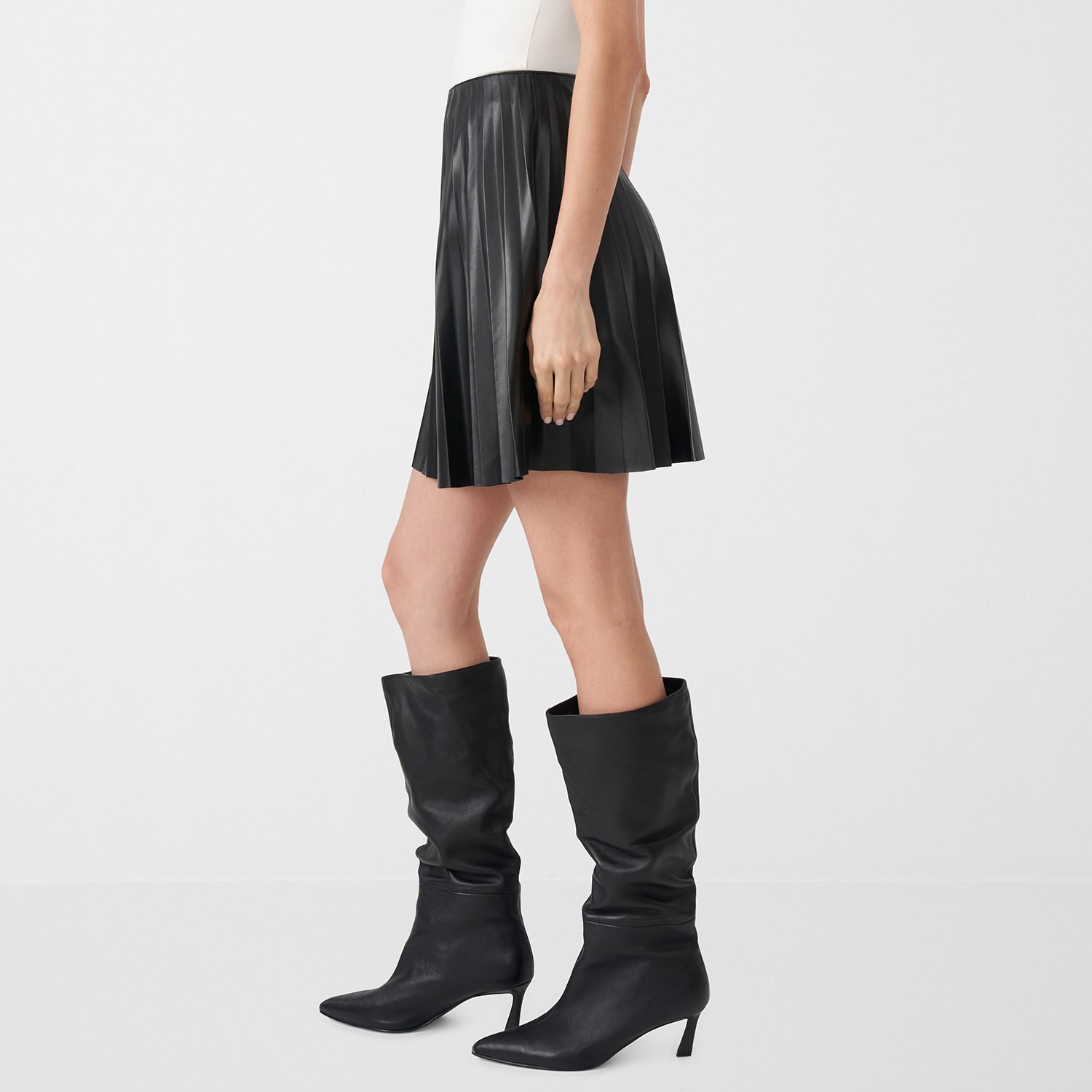 RM Rebecca Minkoff Womens Mini Flared Skirt
