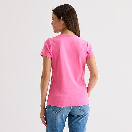 St. John's Bay Womens V Neck Short Sleeve T-Shirt