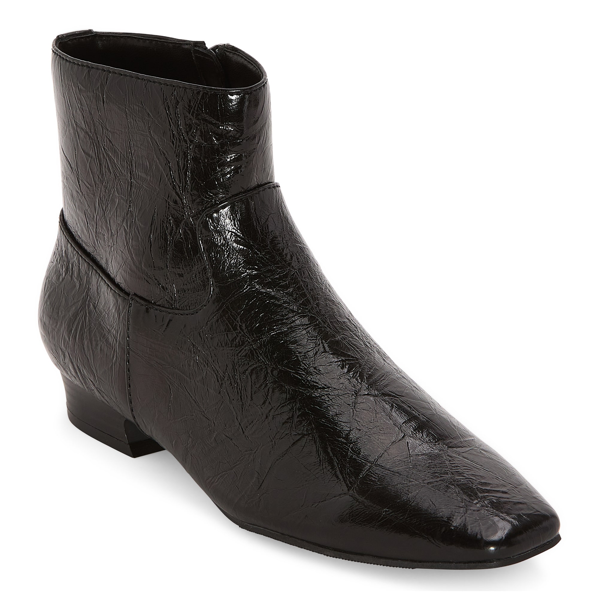 Worthington Womens Ranch Flat Heel Booties