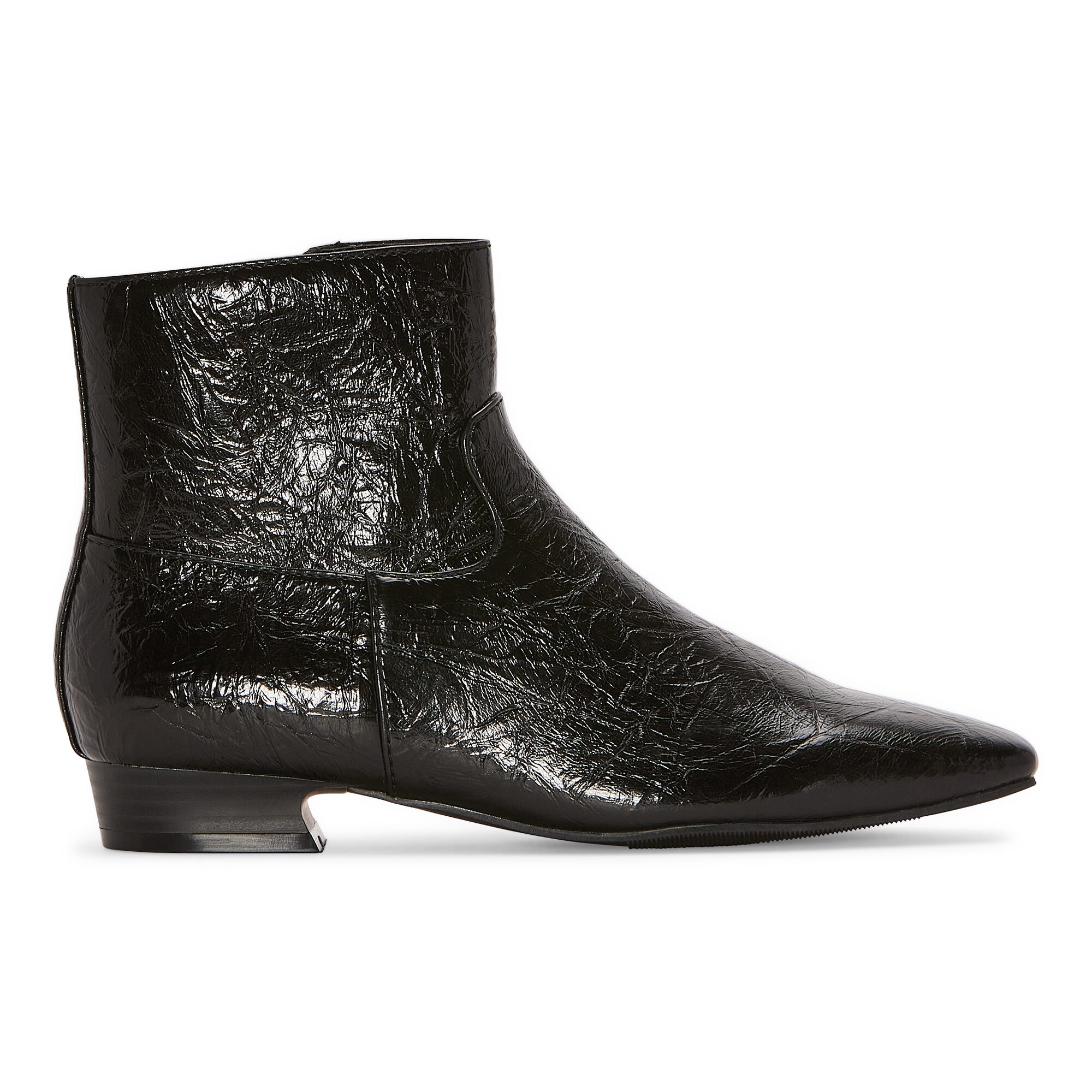 Worthington Womens Ranch Flat Heel Booties