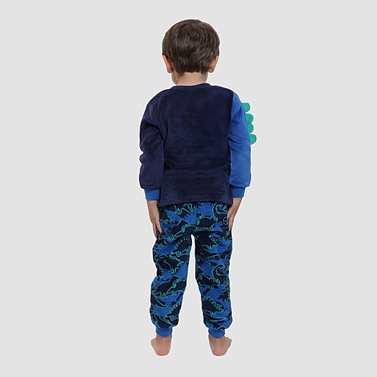 Dream Big Peace Out Toddler Boys Plush Crew Neck Long Sleeve 2-pc. Pajama Set