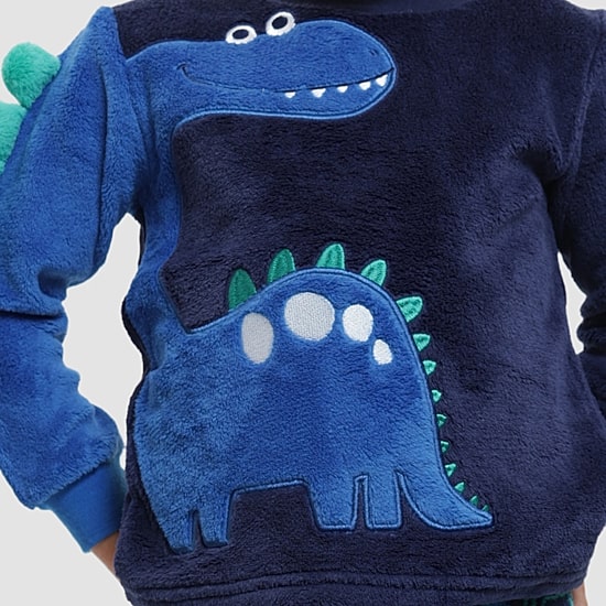Dream Big Peace Out Toddler Boys Plush Crew Neck Long Sleeve 2-pc. Pajama Set