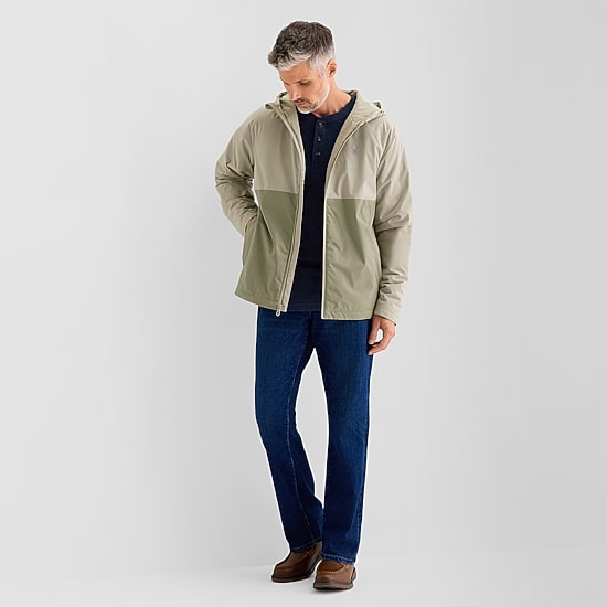Spyder Mens Hooded Midweight Utility Jacket
