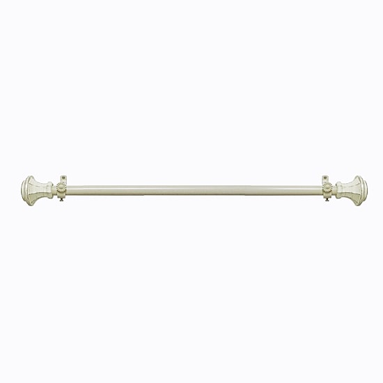 Buono II ¾" Adjustable Curtain Rod with Carson Finial