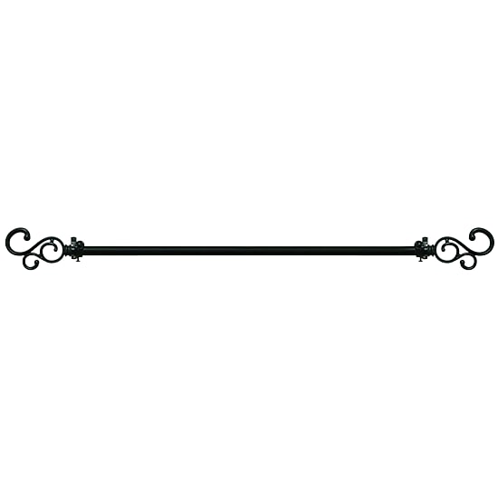 Buono II ¾" Adjustable Curtain Rod with Medley Finial