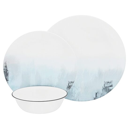 Corelle Tranquil Reflections 12-pc. Dinnerware Set, Color: Blue