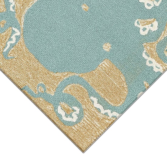 Liora Manne Frontporch Octopus Hand Tufted Rectangular Rugs
