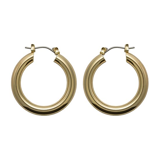 Bold Elements Thick Womens 30mm Hoop Earrings