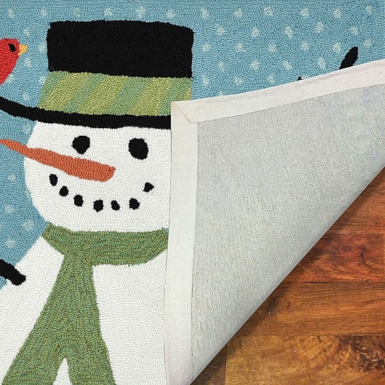 Liora Manne Frontporch Snowman And Friends Hand Tufted Indoor Outdoor Rectangular Accent Rug
