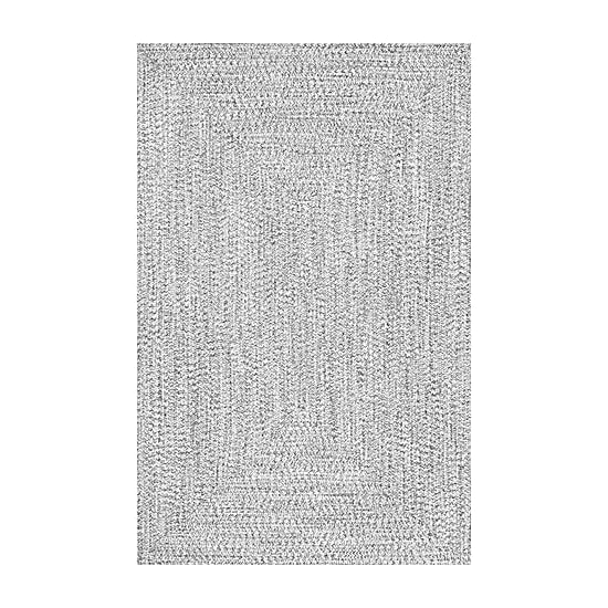 nuLoom Braided Lefebvre Salt and Pepper Rug