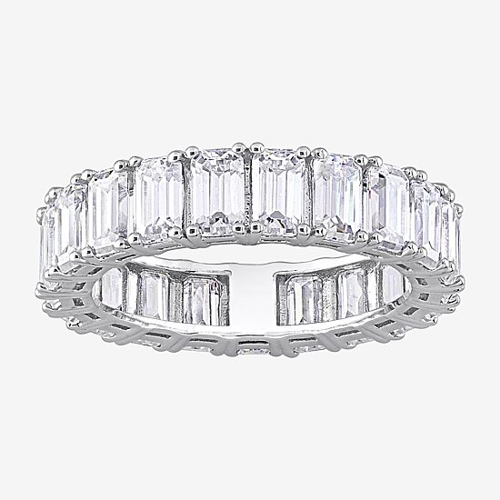 Womens 6 1/3 Ct. T.W. Lab Created White Moissanite 14K Gold Anniversary Engagement Ring