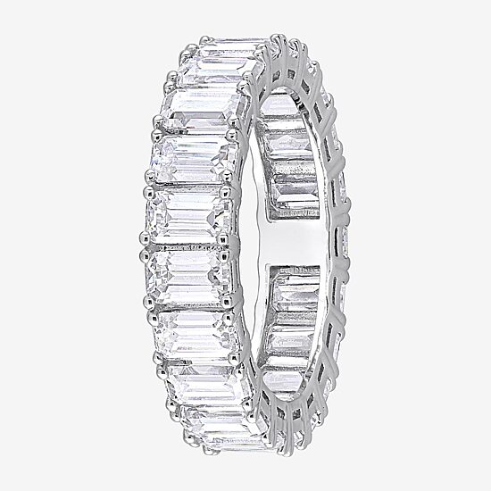 Womens 6 1/3 Ct. T.W. Lab Created White Moissanite 14K Gold Anniversary Engagement Ring