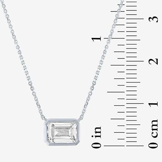 Diamond Addiction (G-H / Si2-I1) Womens 1 CT. T.W. Lab Grown White Diamond 14K Gold 18 Inch Pendant Necklace