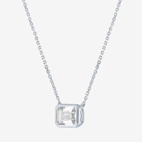 Diamond Addiction (G-H / Si2-I1) Womens 1 CT. T.W. Lab Grown White Diamond 14K Gold 18 Inch Pendant Necklace